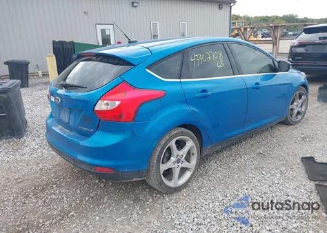2012 Ford Focus Titanium из США, поврежденный, VIN 1FAHP3N26CL319695